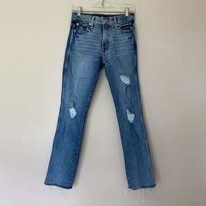 Ripped High-Rise Mom Jeans
